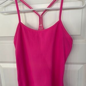 Lululemon Athletica Pink Fitted Backless Camisole